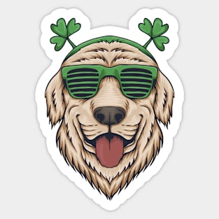 Dog Wearing Glasses Sticker